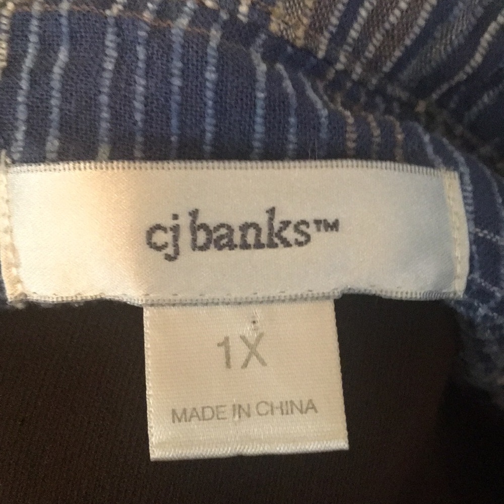 CJ Banks Plaid Button Down - Picture 5 of 7